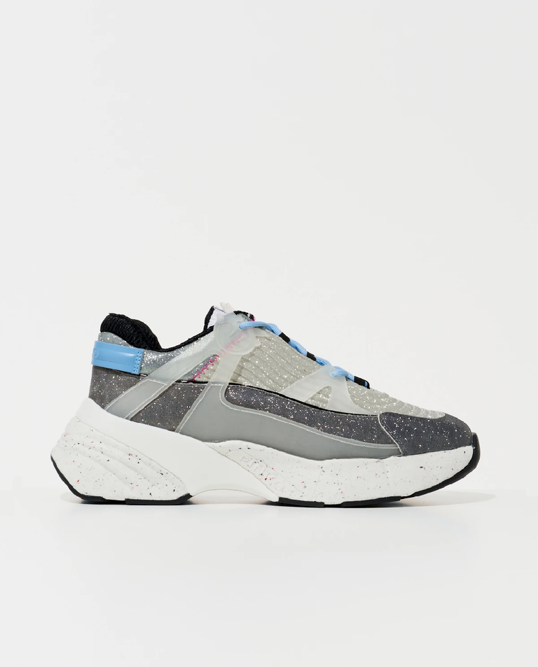 Srebrne sneakersy Rubino 4.0