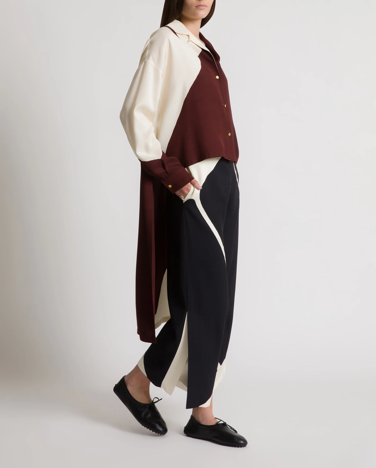 Spodnie z dwukolorowym printem