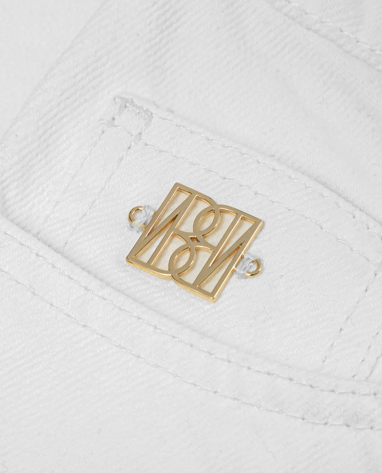 Białe jeansy z szeroką nogawką - Image #4