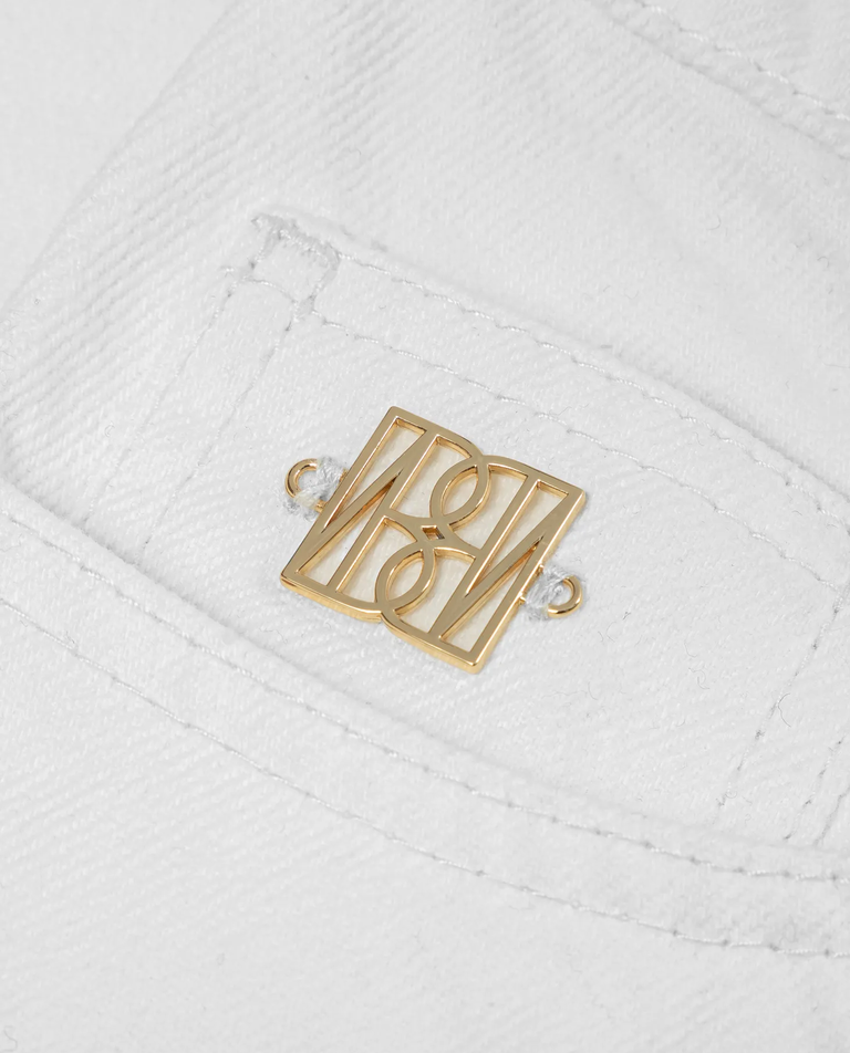 Białe jeansy z szeroką nogawką - Image #4