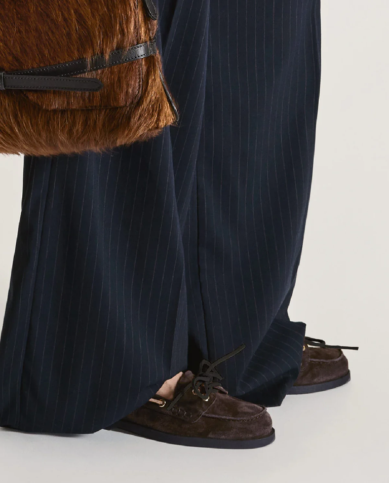 Ciemnobrązowe mokasyny Nesso