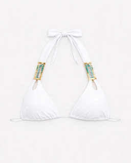 Biały top od bikini Nova - Image #4