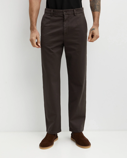 Brązowe bawełniane spodnie - Image #0