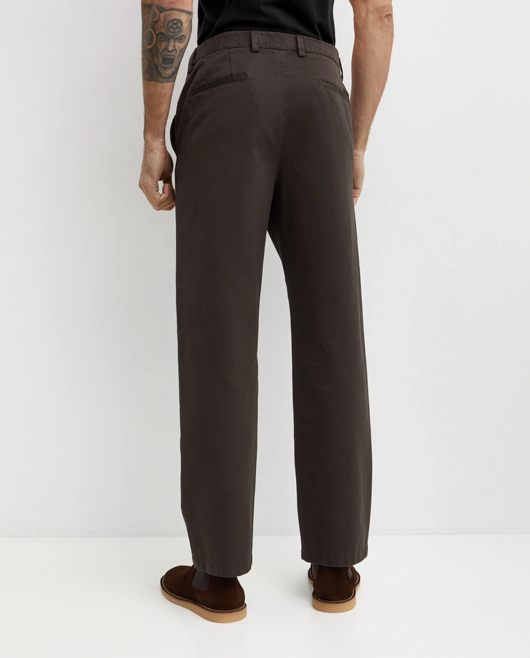 Brązowe bawełniane spodnie - Image #2