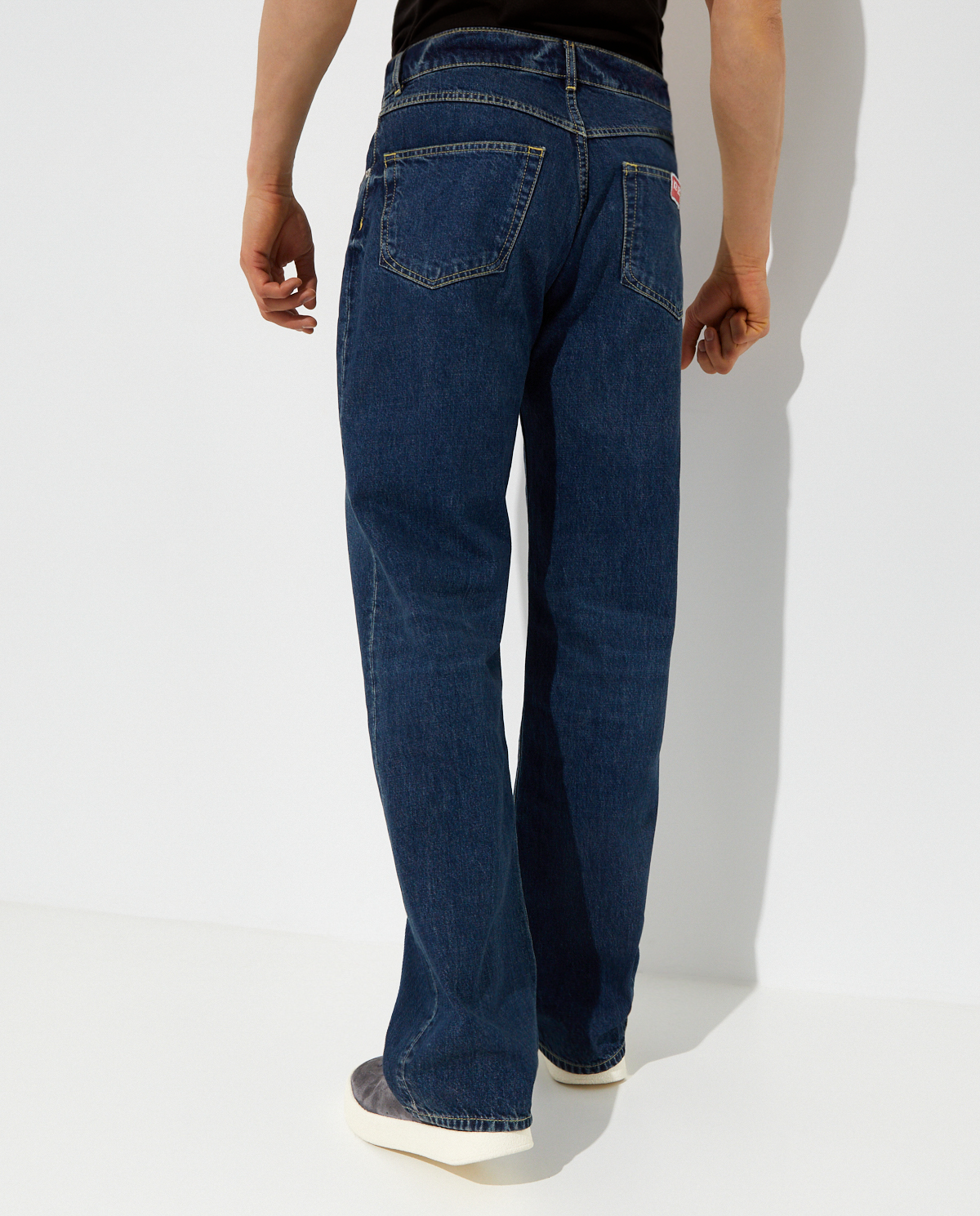 Niebieskie jeansy Relaxed Fit - Image #3