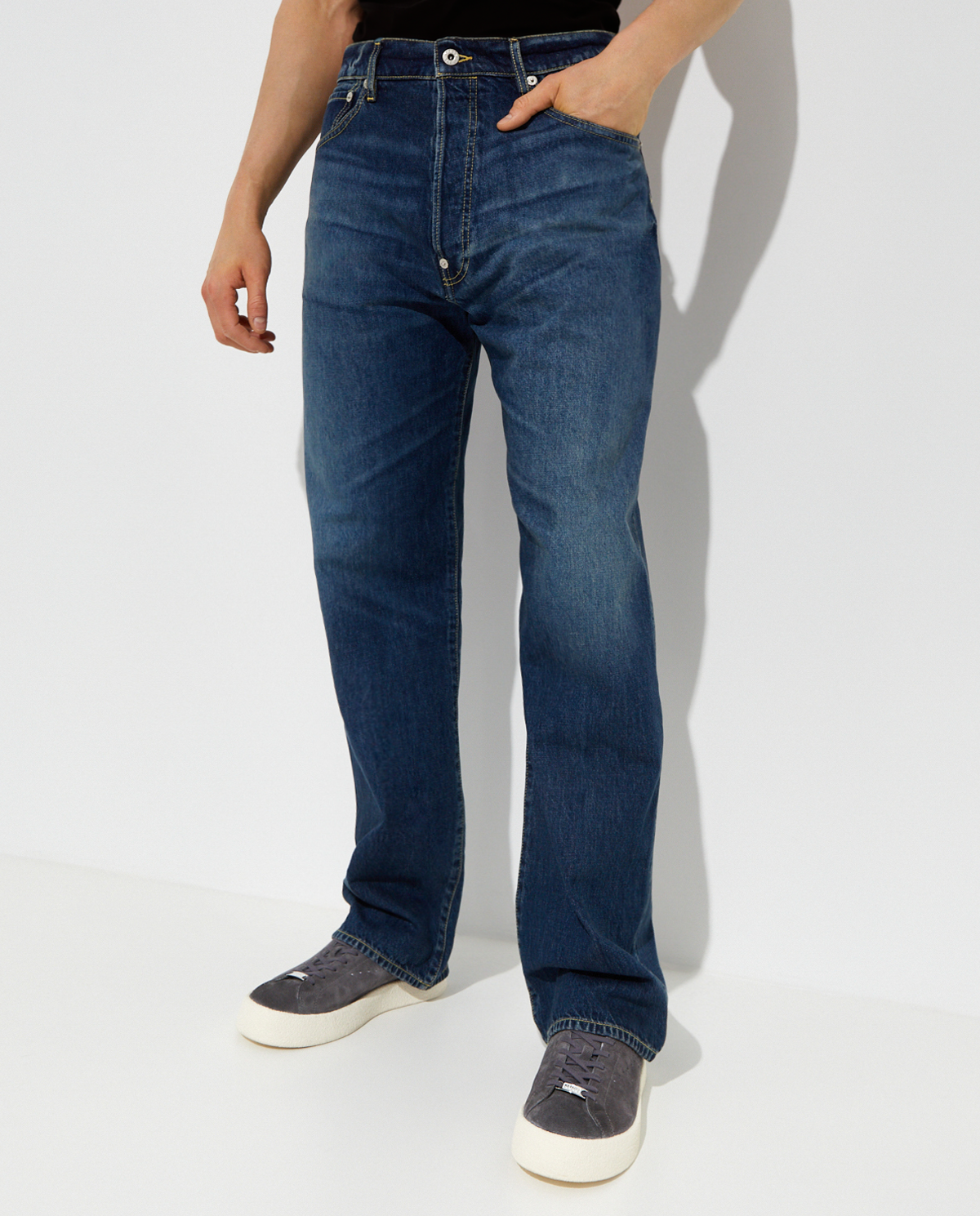 Niebieskie jeansy Relaxed Fit - Image #0