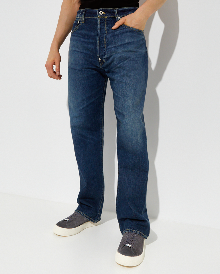 Niebieskie jeansy Relaxed Fit