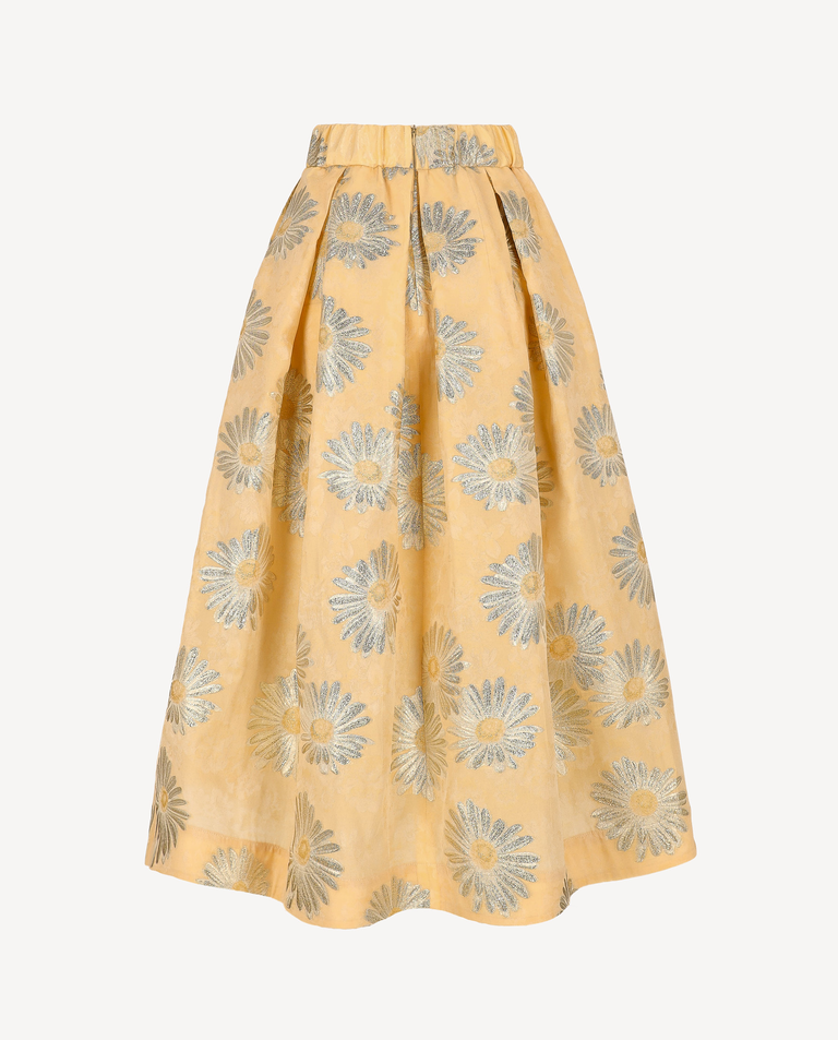 Żółta spódnica w kwiaty Virella