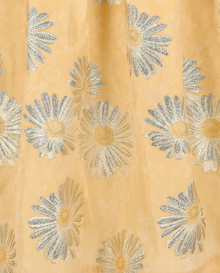 Żółta spódnica w kwiaty Virella - Image #2