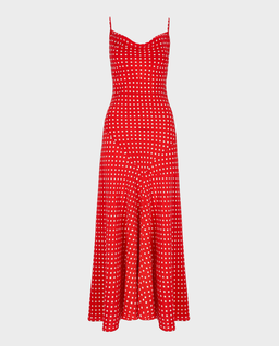 Jedwabna sukienka w groszki SetaBella - Image #0