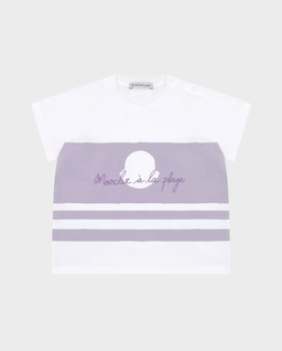 Biała koszulka z haftowanym logo - Image #1