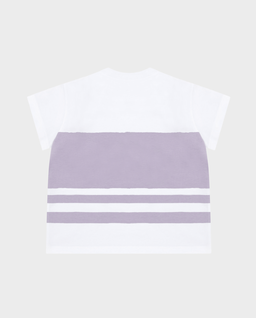 Biała koszulka z haftowanym logo - Image #3