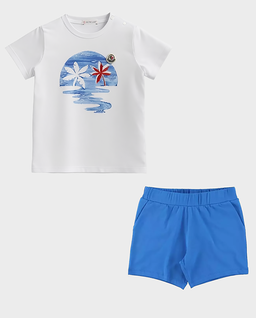 Biała koszulka i spodenki (zestaw) - Image #1