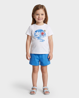 Biała koszulka i spodenki (zestaw) - Image #0