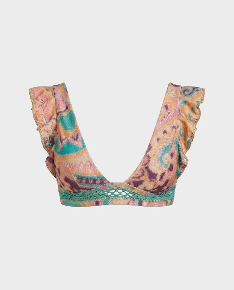 Top od bikini z falbanką Huru - Image #5