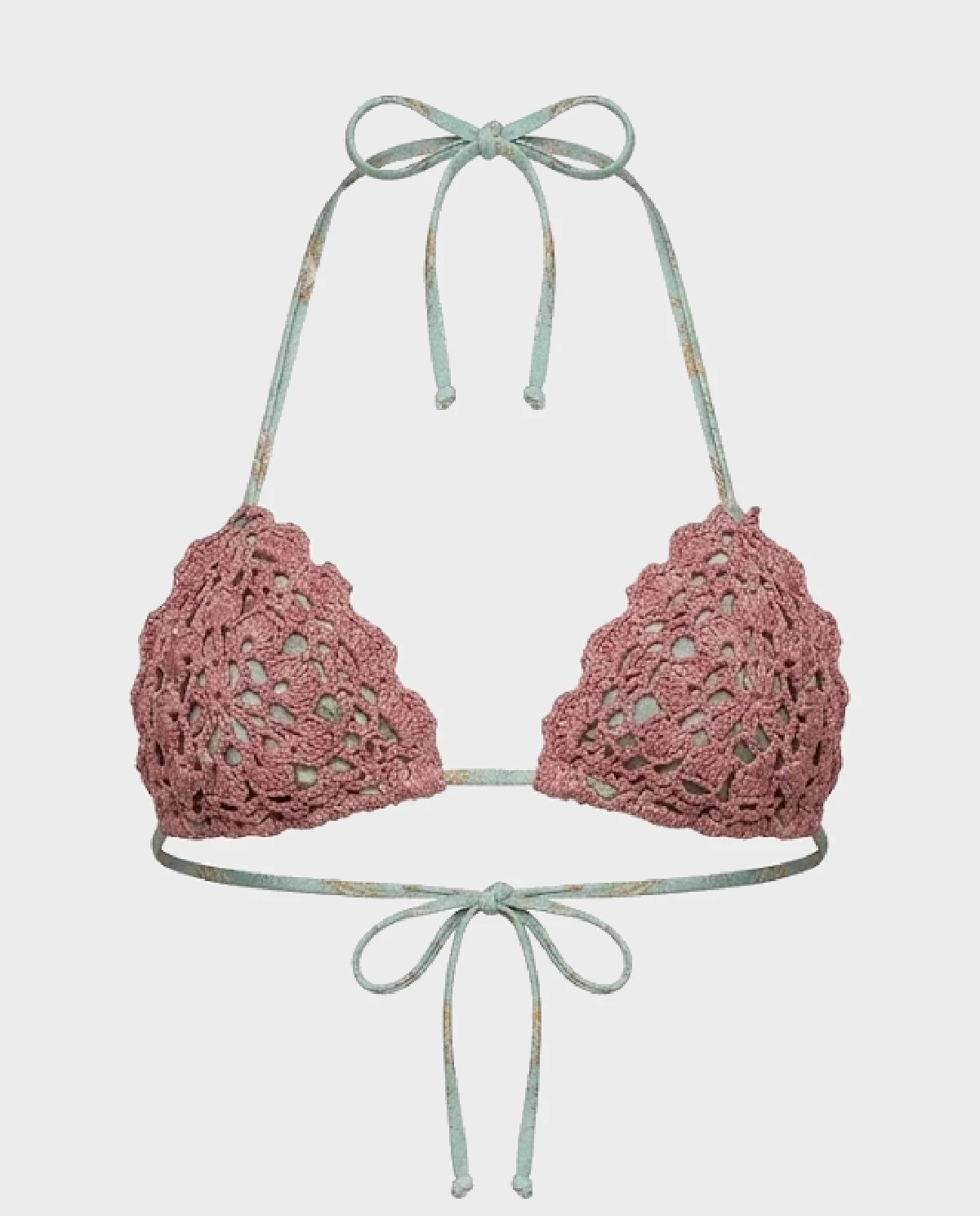 Różowo-zielona góra od bikini Zuna - Image #4