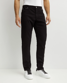 Czarne jeansy Slim Fit ze stretchem - Image #0