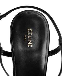 Czarne sandały na szpilce Celine Triomphe - Image #3