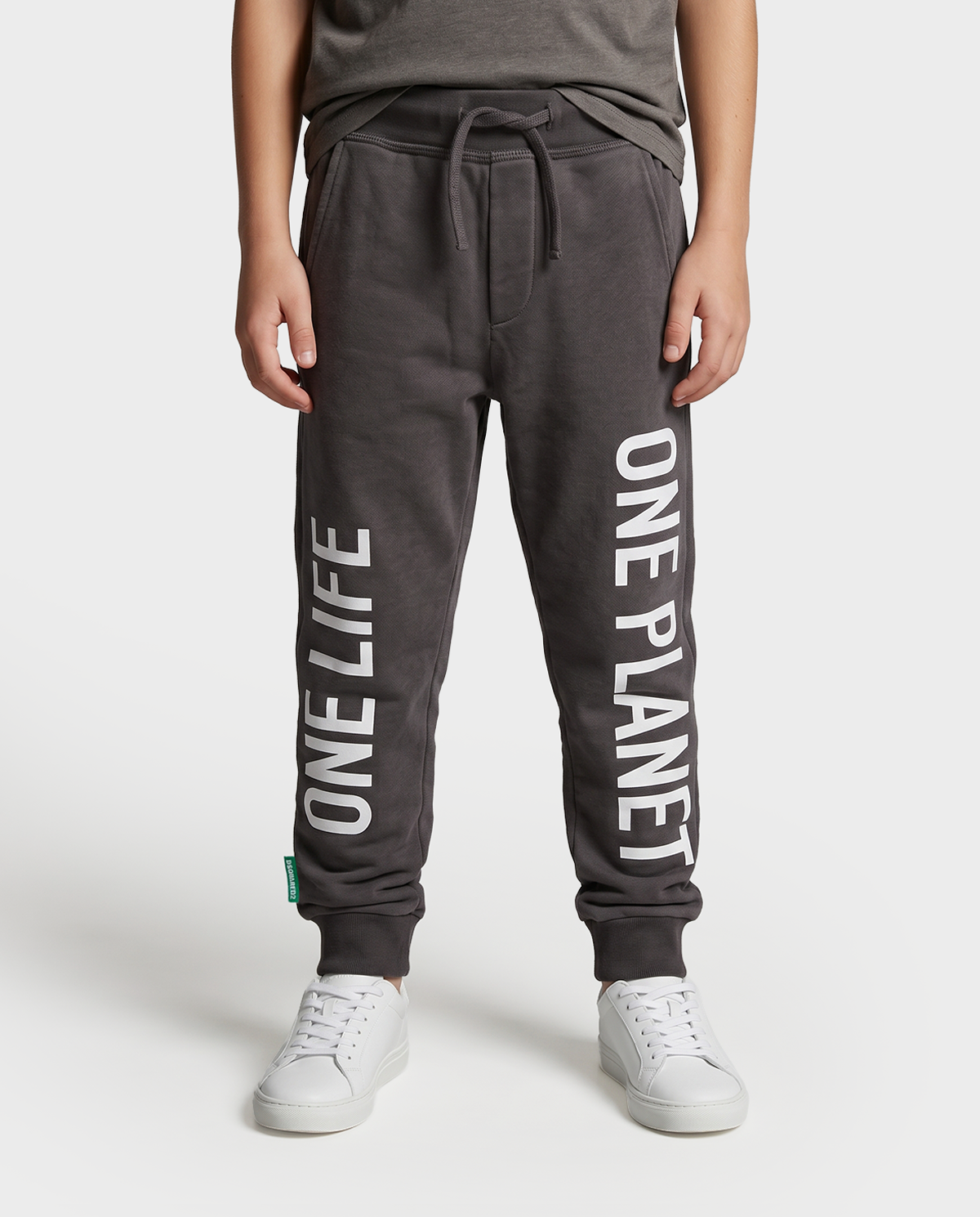 Bawełniane spodnie dresowe z nadrukiem - Image #0