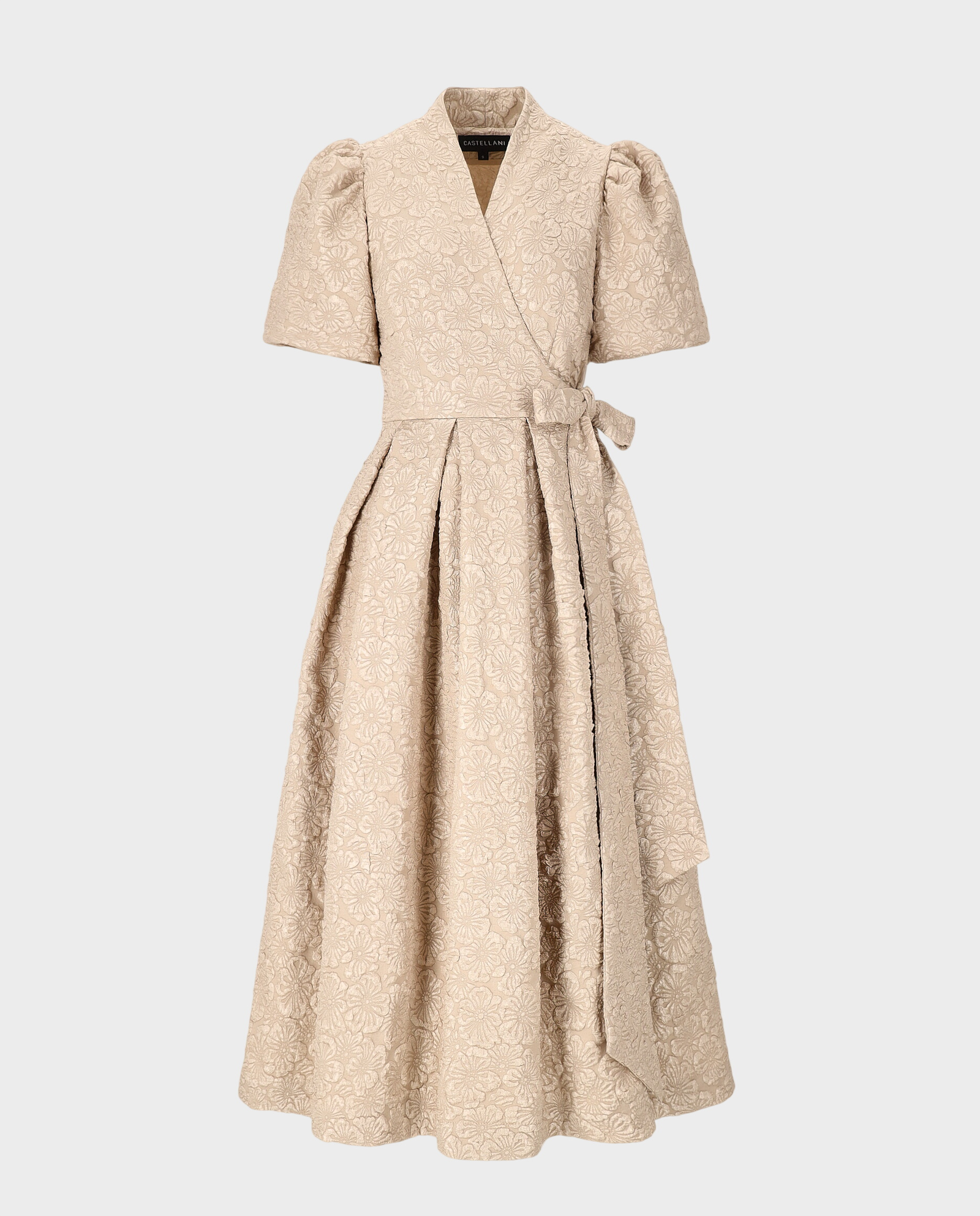 Elegancka beżowa sukienka Aurelia - Image #0