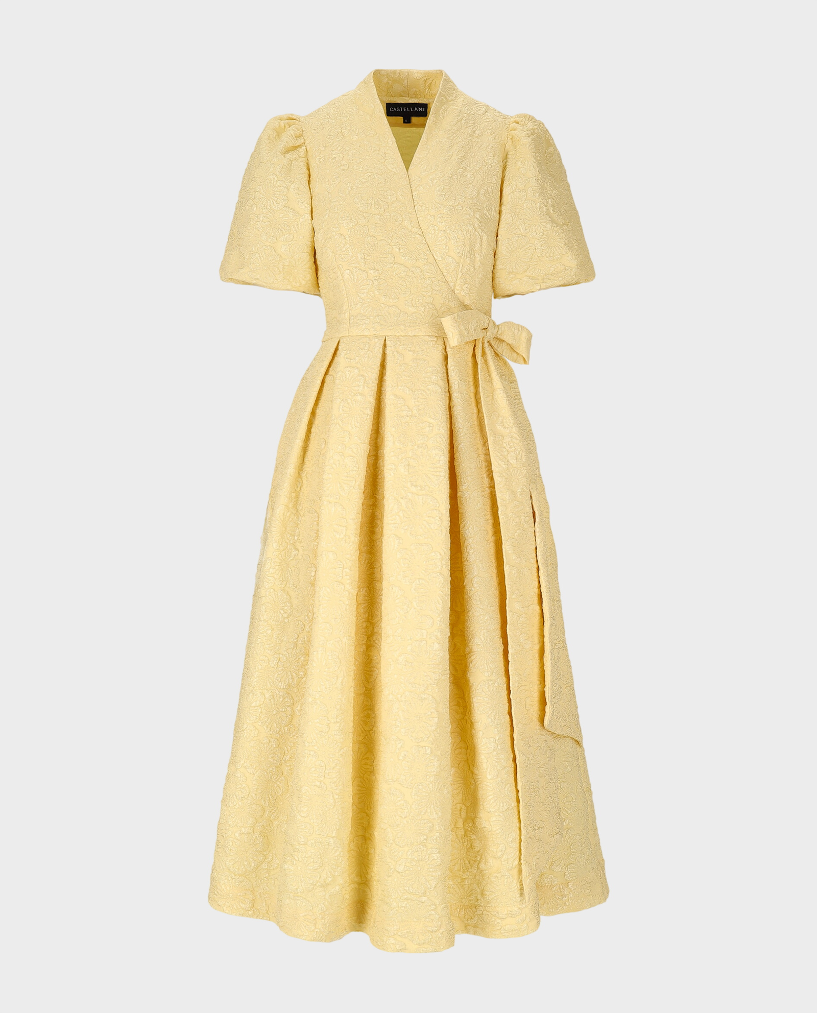 Elegancka żółta sukienka Aurelia - Image #0