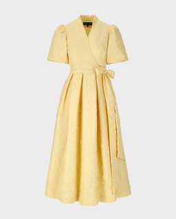 Elegancka żółta sukienka Aurelia - Image #0