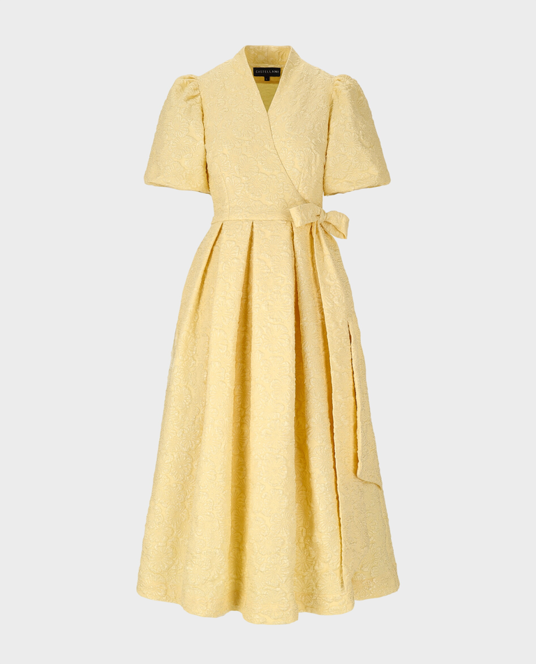 Elegancka żółta sukienka Aurelia