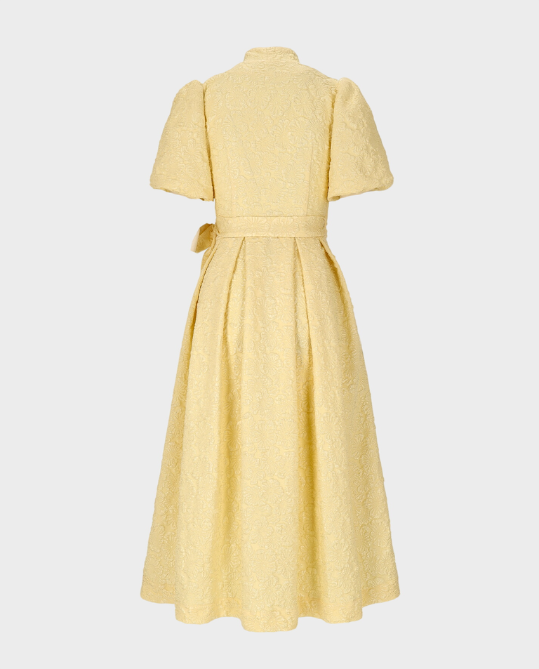 Elegancka żółta sukienka Aurelia