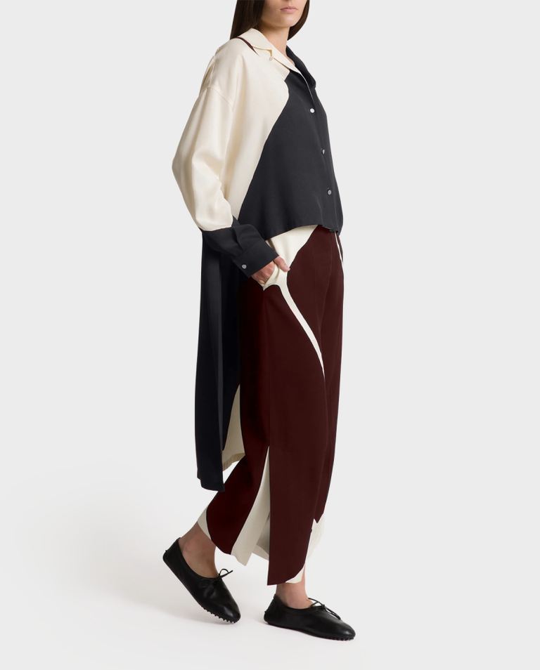 Spodnie z dwukolorowym printem