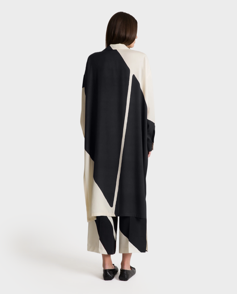 Koszula z printem o asymetrycznym kroju - Image #2