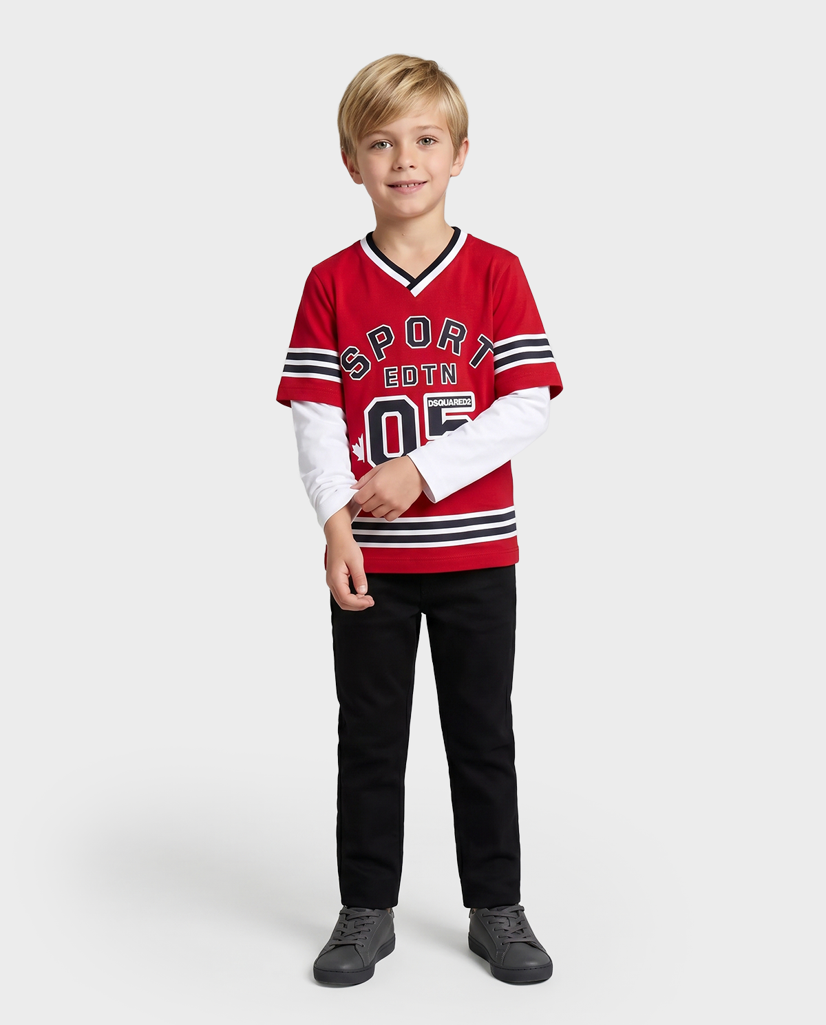 Czerwona bluzka z napisami - Image #2