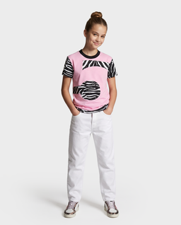 T-shirt w print zebry 4-16 lat - Image #4