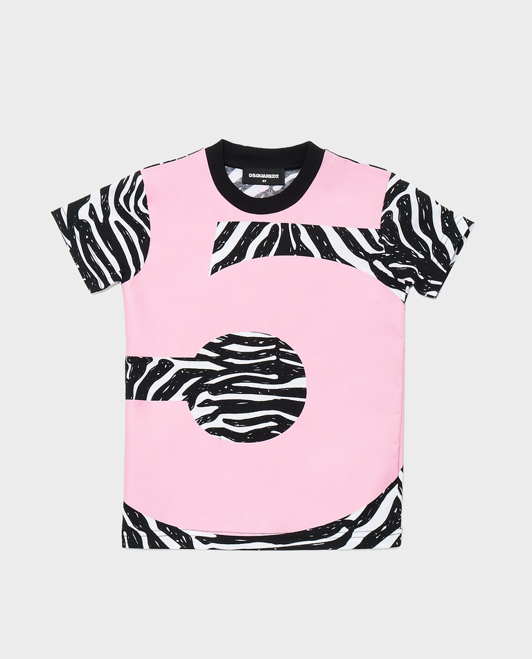 T-shirt w print zebry 4-16 lat