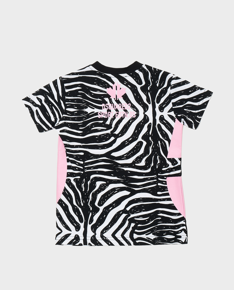 T-shirt w print zebry 4-16 lat - Image #3