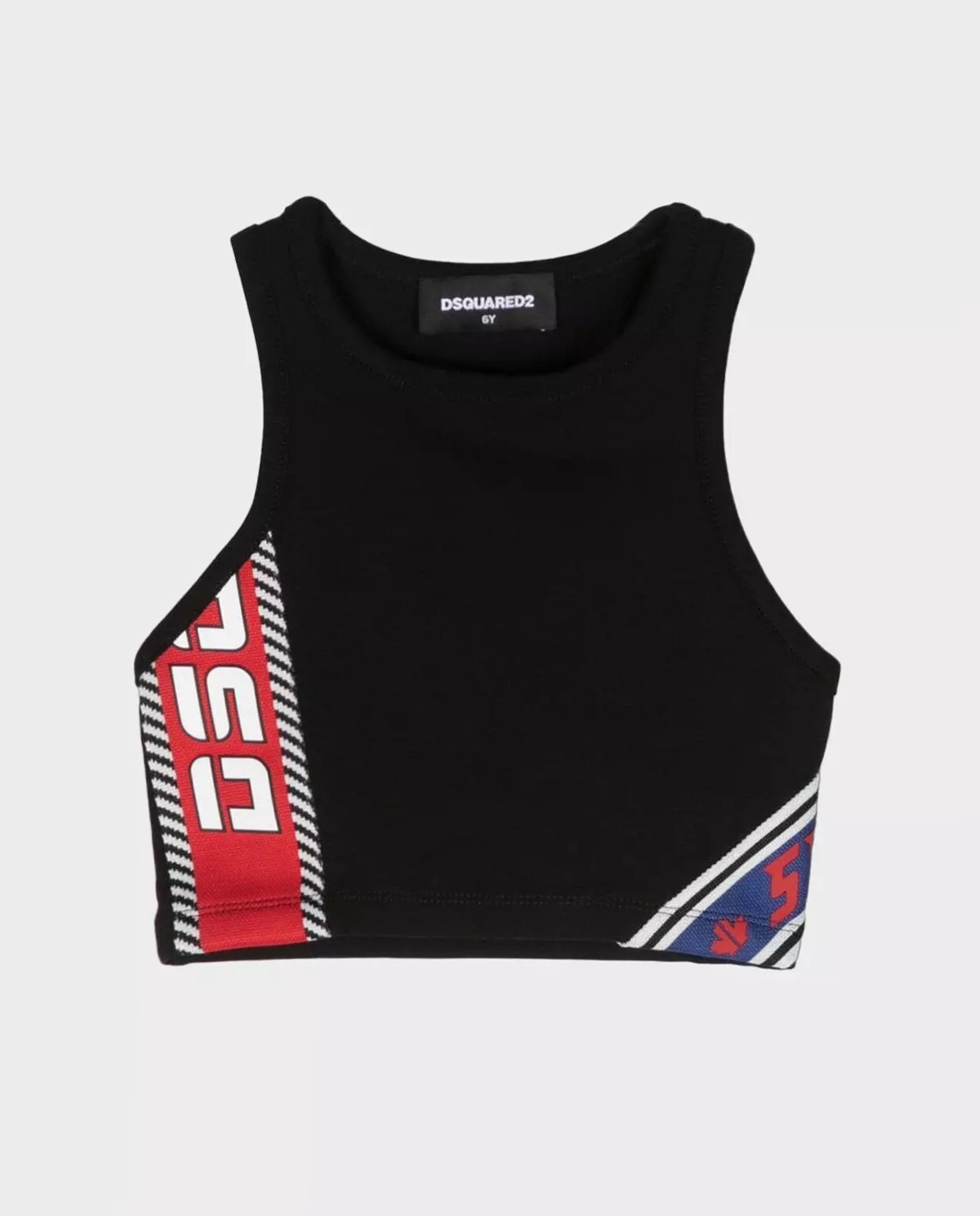 Czarny top z logo - Image #1