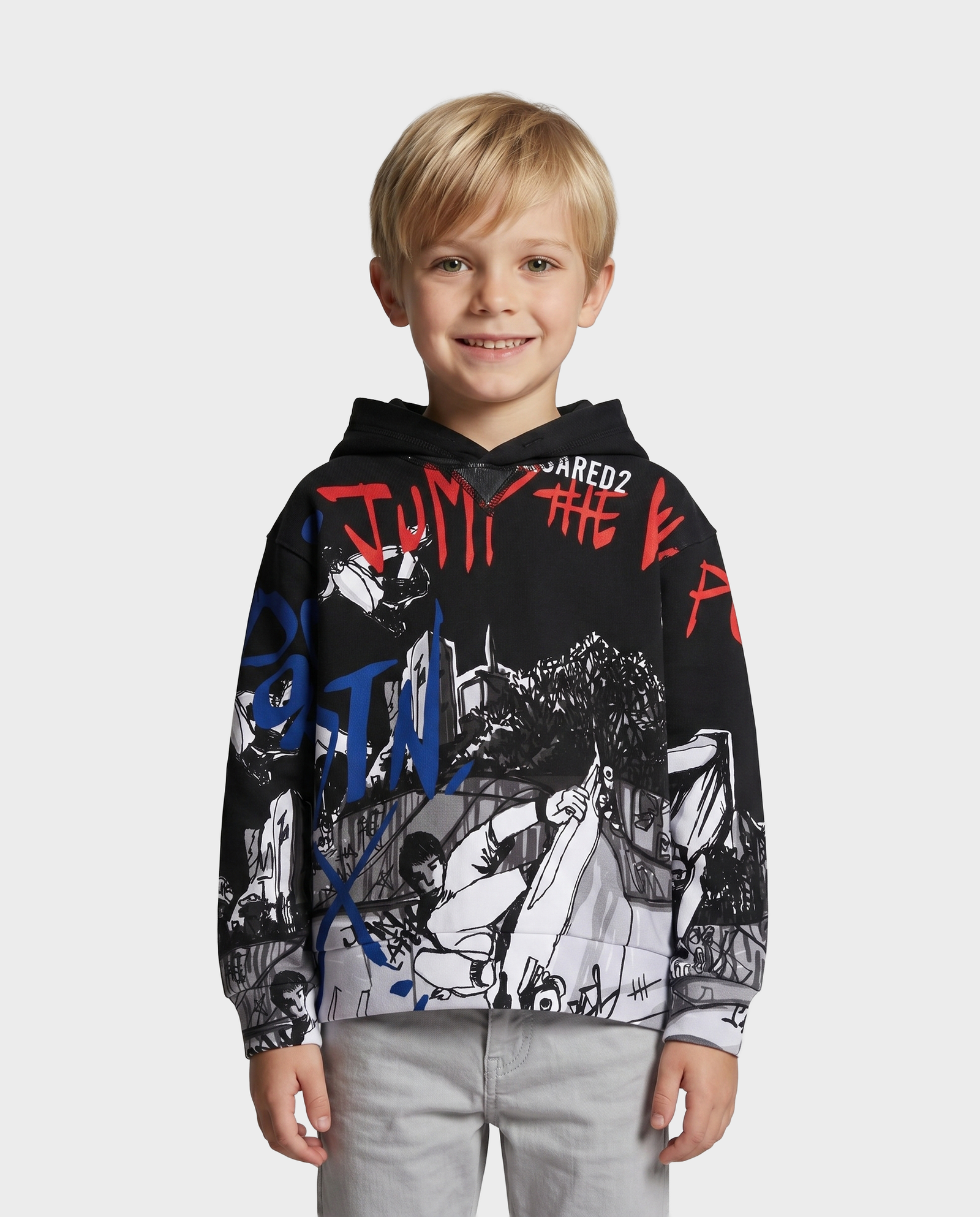 Czarna bluza z grafiką - Image #0