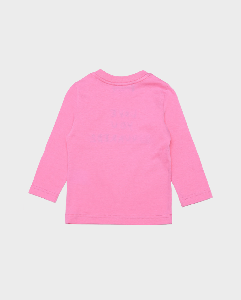 Bawełniana różowa koszulka