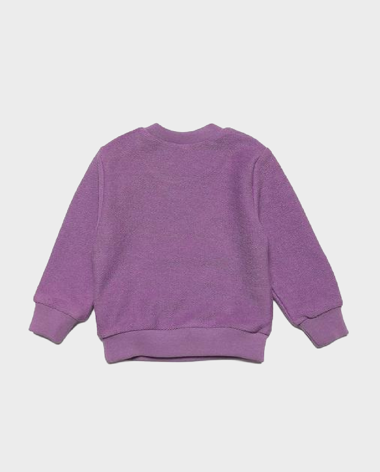 Fioletowa bluza z logo