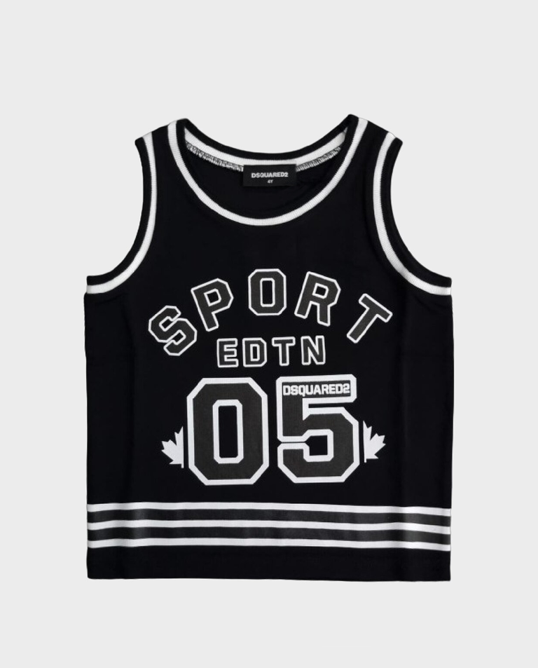 Czarny t-shirt z napisami