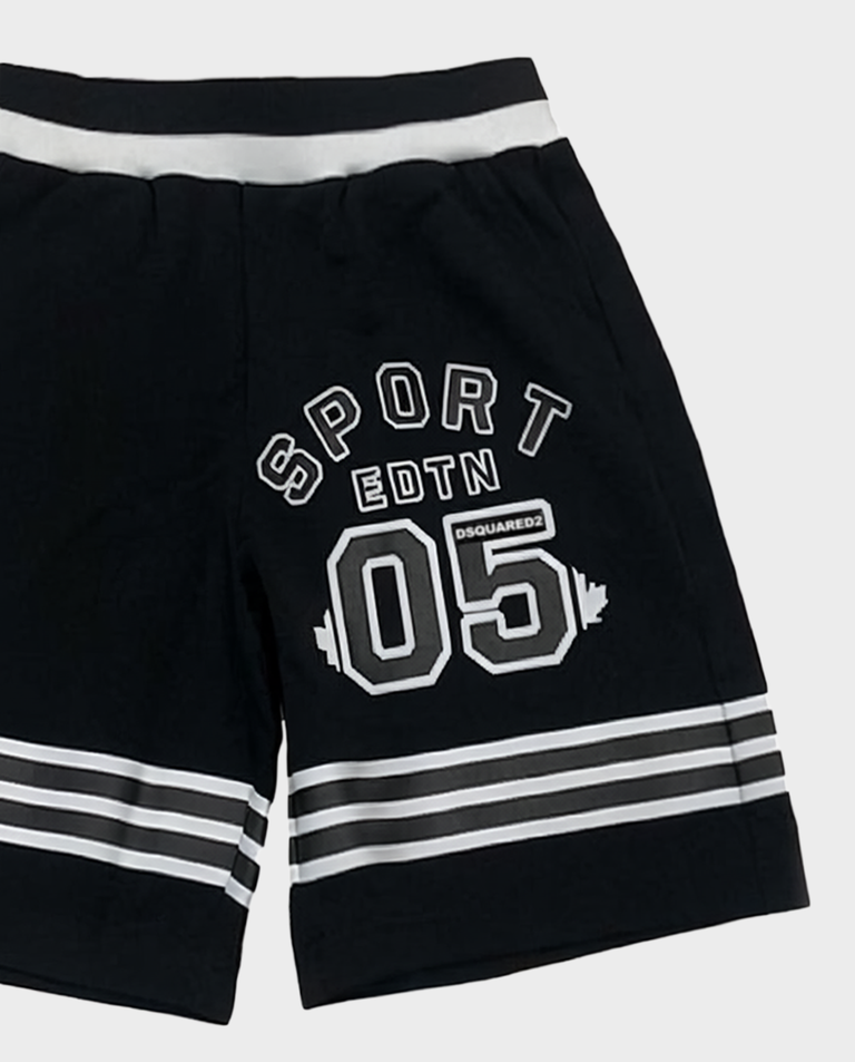 Czarne spodenki z logo - Image #3