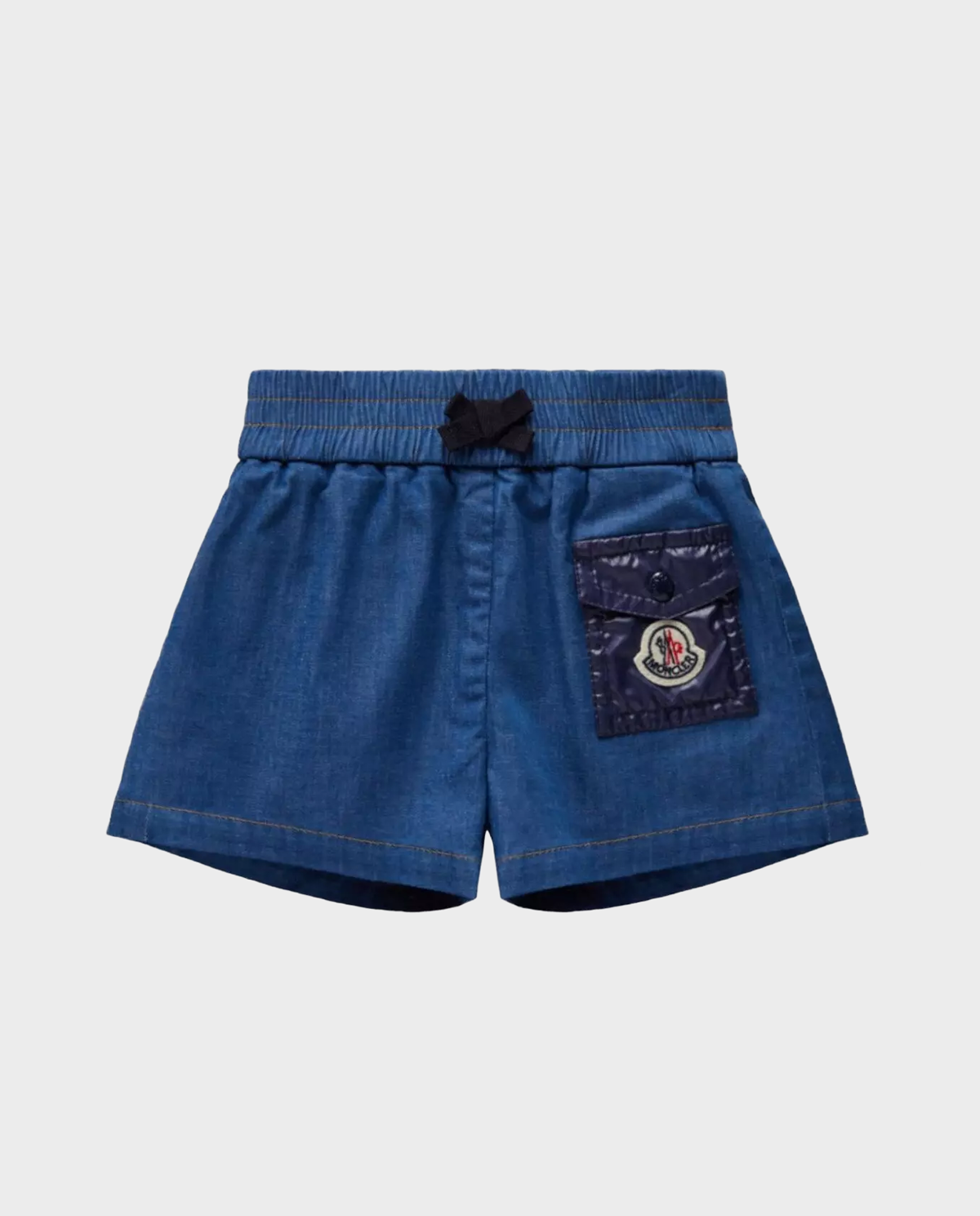 Granatowe szorty z bawełny - Image #1