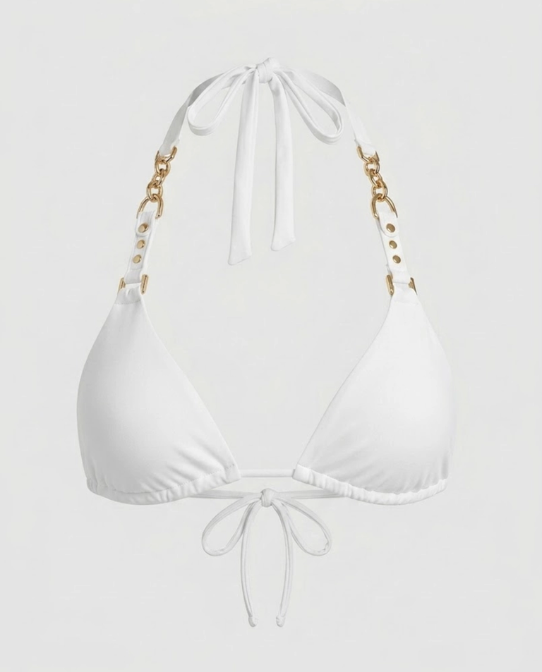 Biały top od bikini Olivia Tango - Image #5