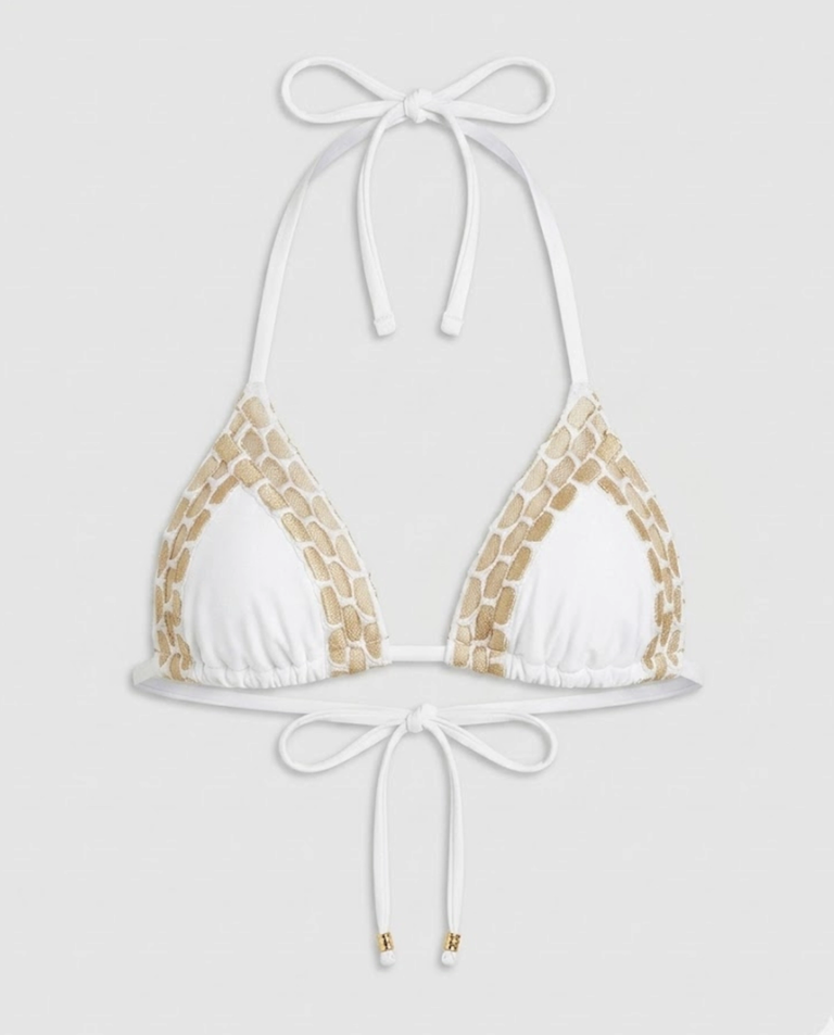 Biały top od bikini Kira - Image #4