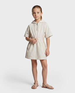 Przewiewna sukienka z kapturem - Image #0