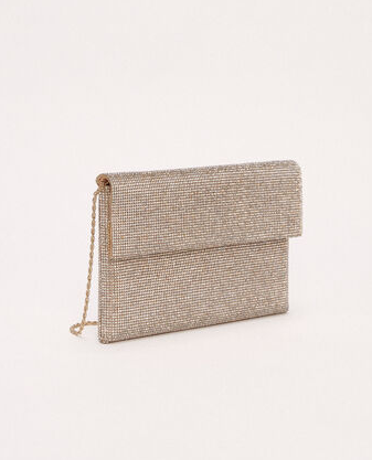 Złota kopertówka z kryształkami Imma - Image #3