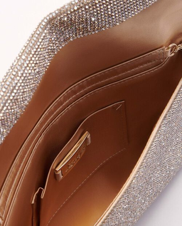 Złota kopertówka z kryształkami Imma - Image #4