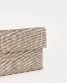 Złota kopertówka z kryształkami Imma - Image #5