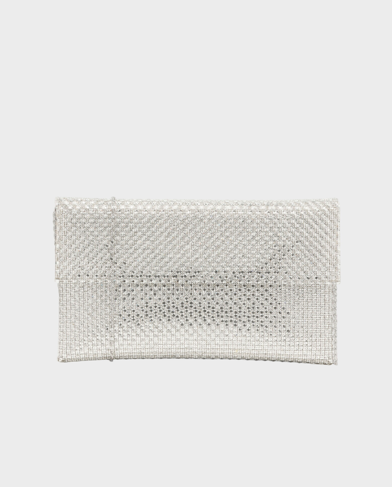 Srebrna kopertówka z kryształkami Imma