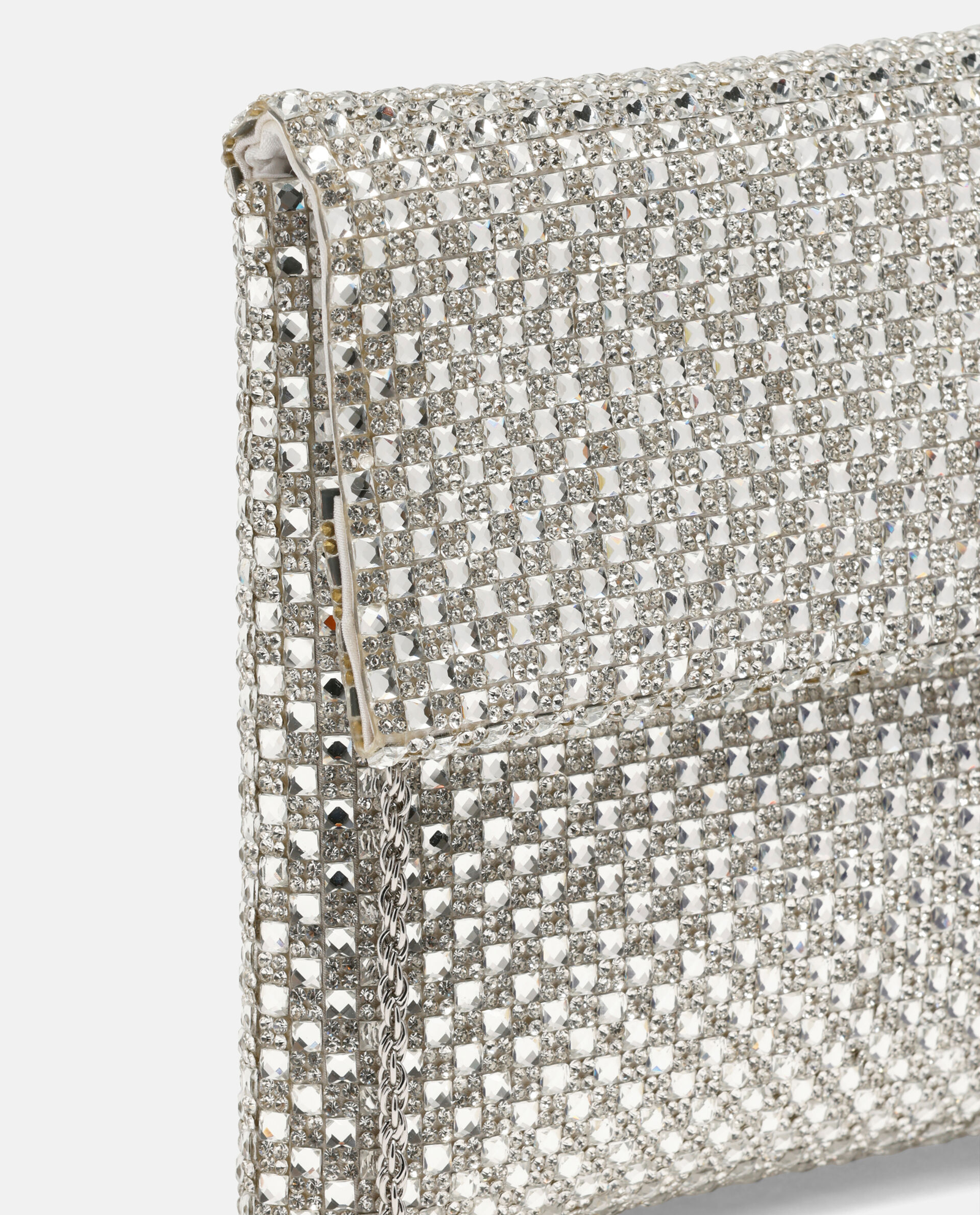 Srebrna kopertówka z kryształkami Imma - Image #3