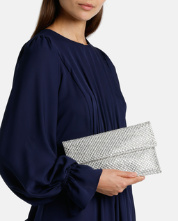 Srebrna kopertówka z kryształkami Imma - Image #1